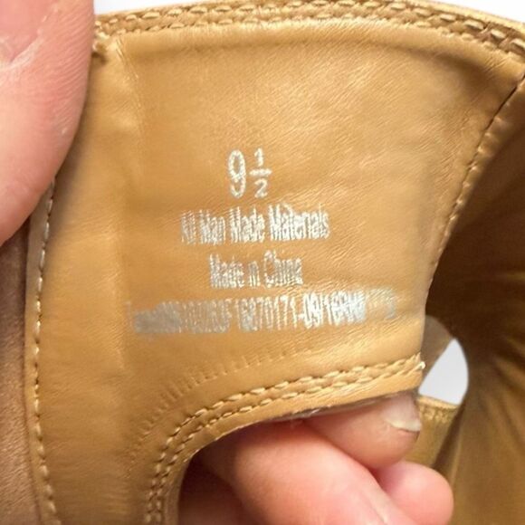 DV BY DOLCE VITA Women’s Tan Woven Block Heel Sandals Size 9.5 - Picture 5 of 7